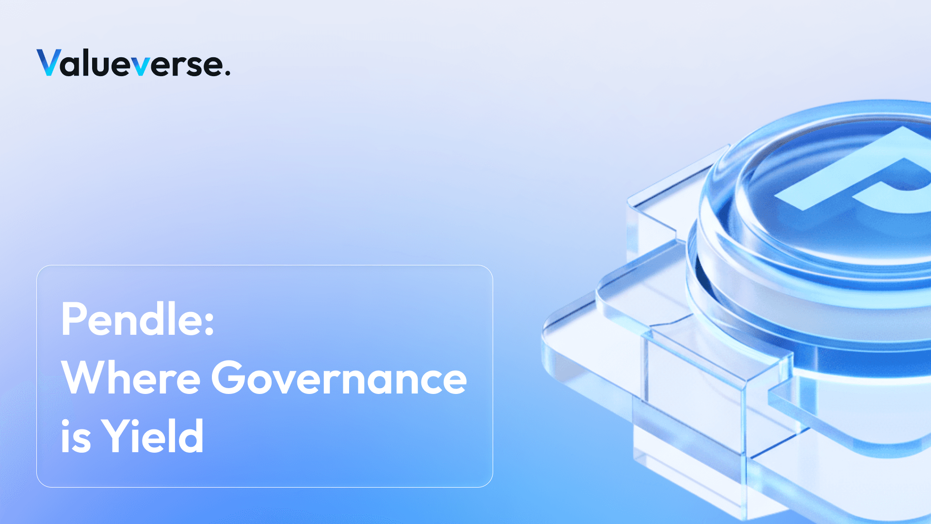 Pendle: Where Governance is Yield